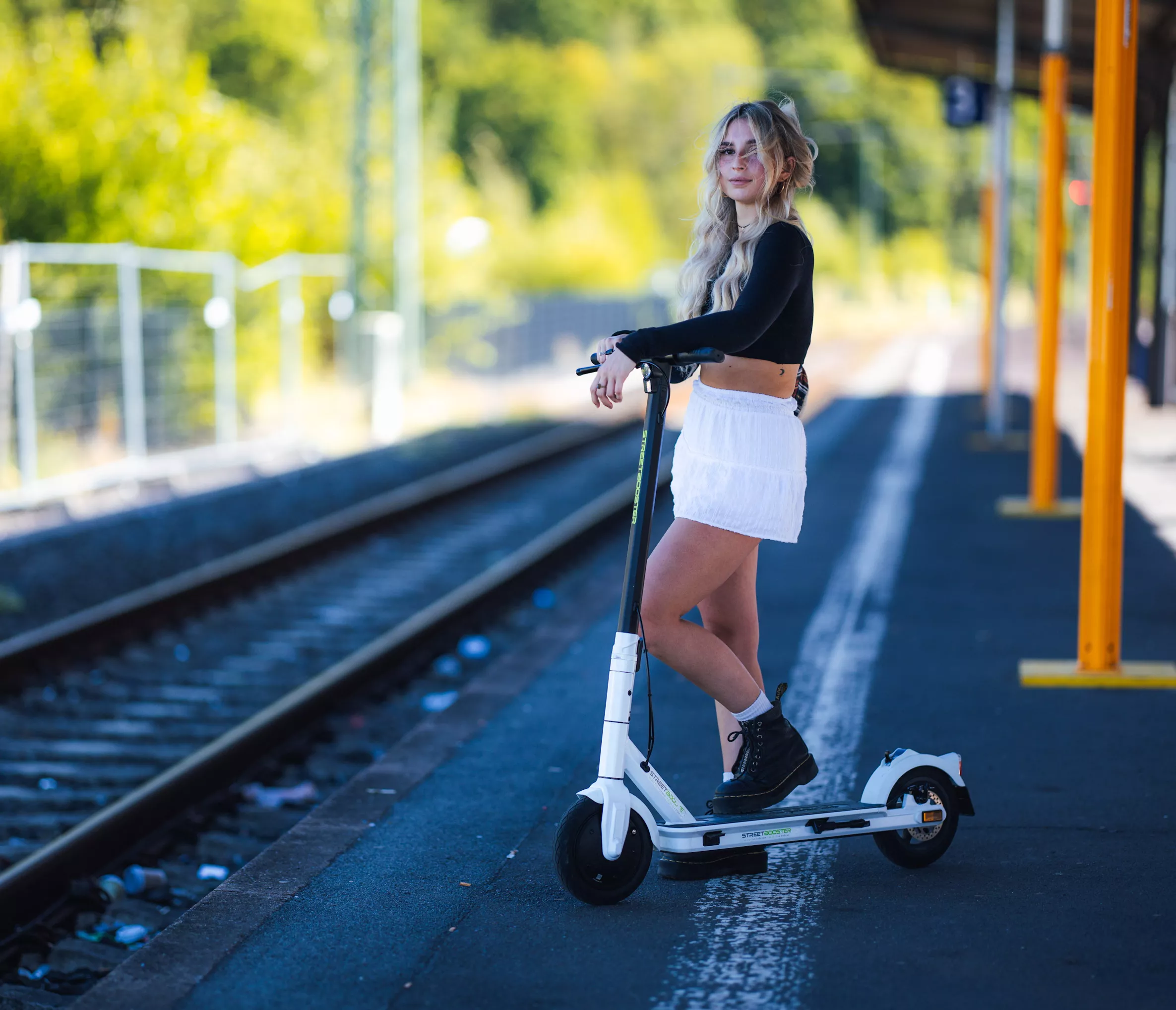 E-Scooter One 20Kmh Weiss/Schwarz