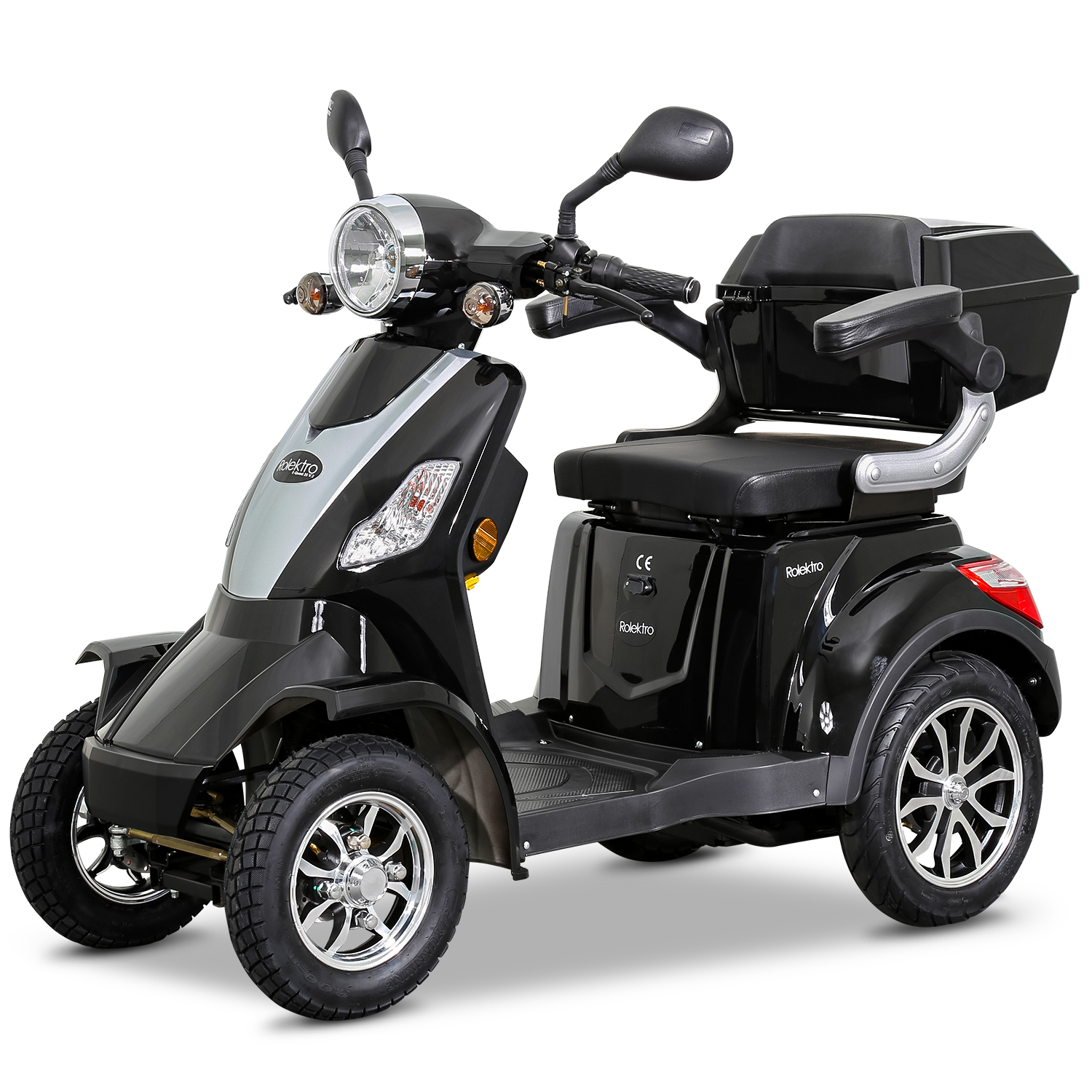E-Quad 25 V.2 Blei-Gel, Schwarz, 25 km/h